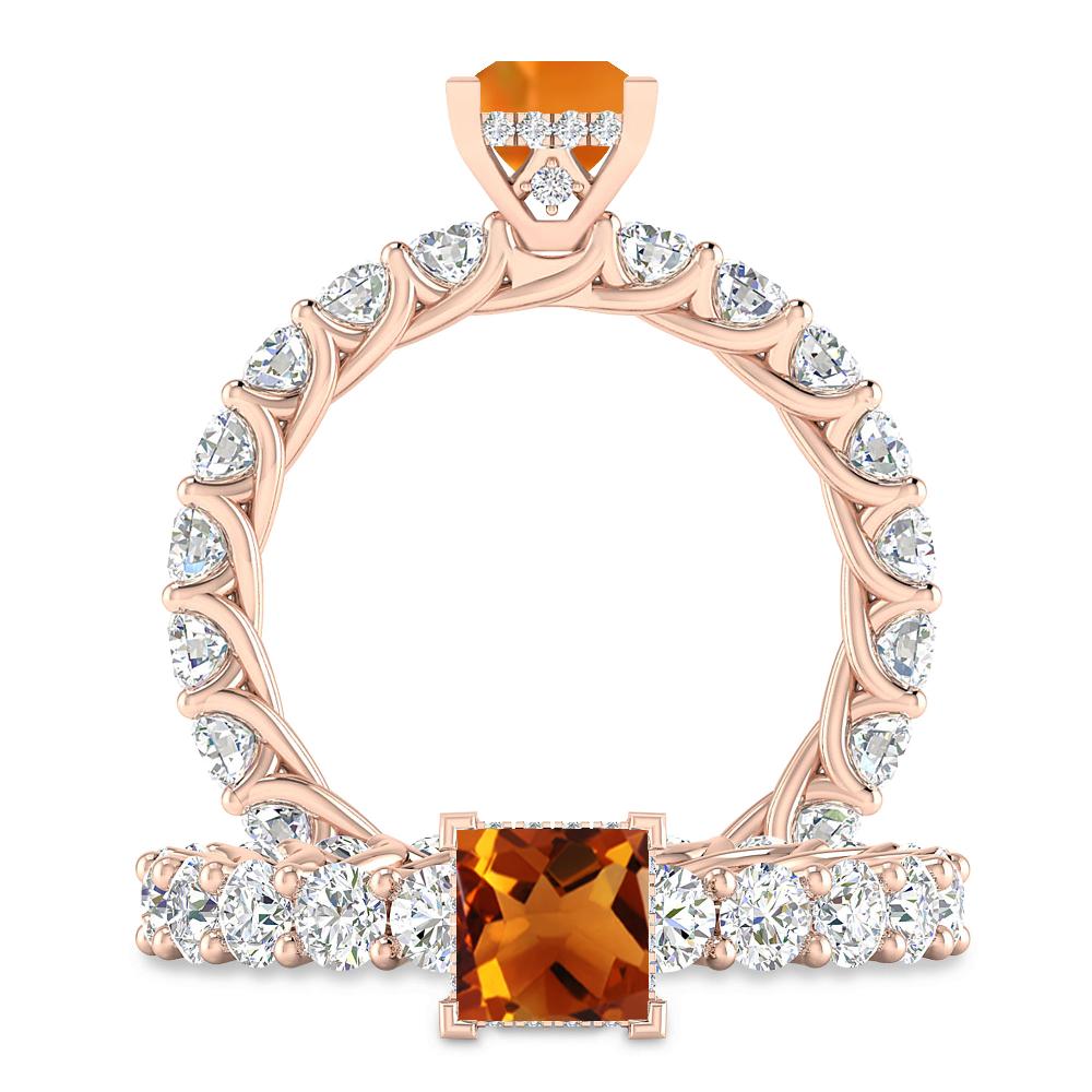 Rose Gold - Citrine