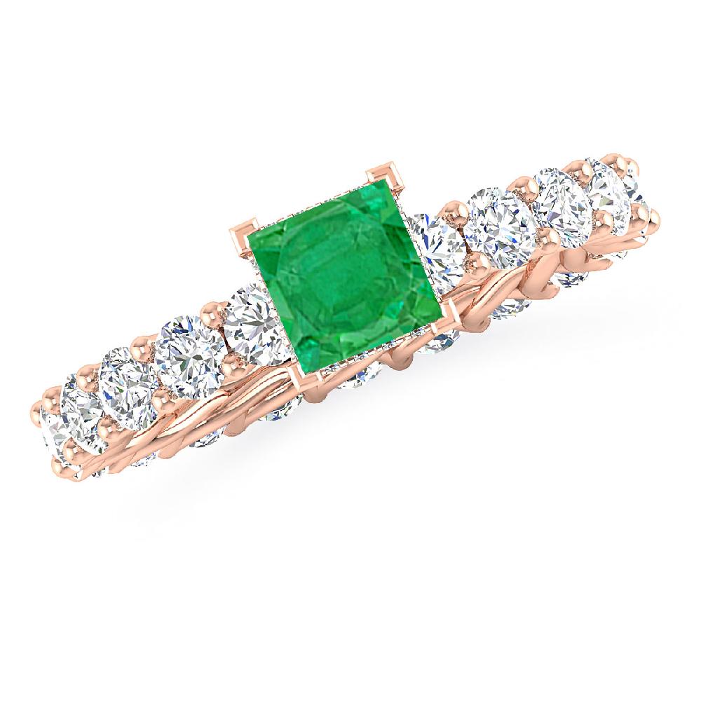 Rose Gold - Emerald