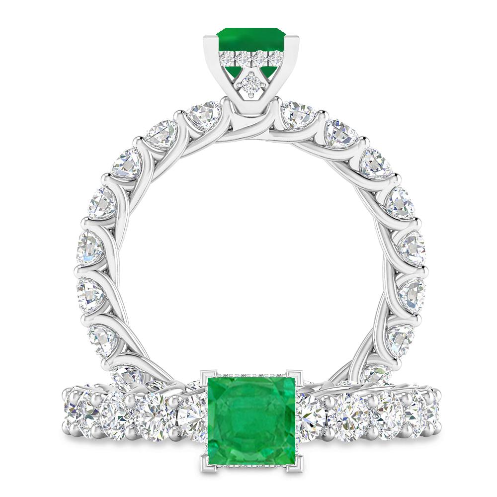 White Gold - Emerald