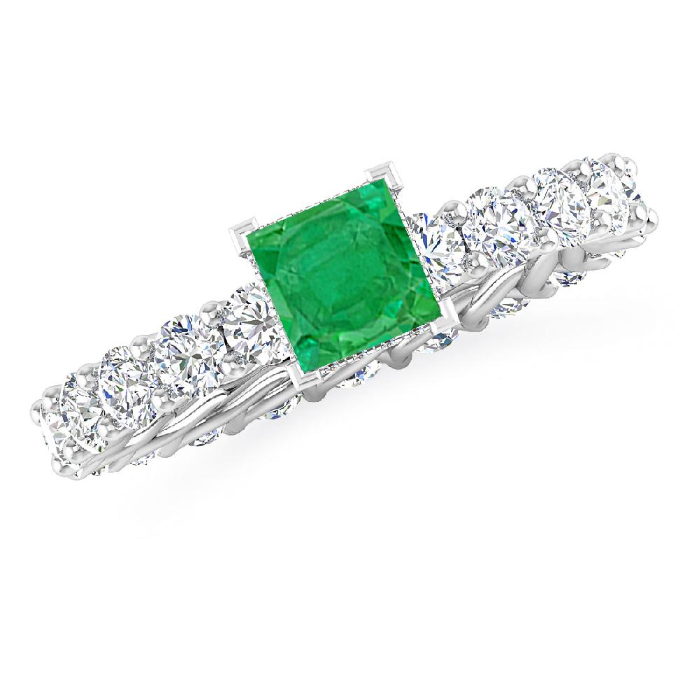 White Gold - Emerald