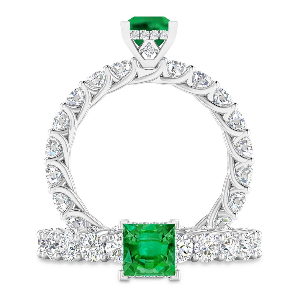 White Gold - Emerald