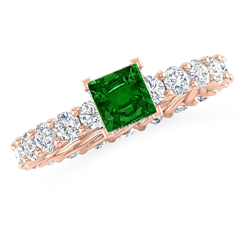 Rose Gold - Emerald