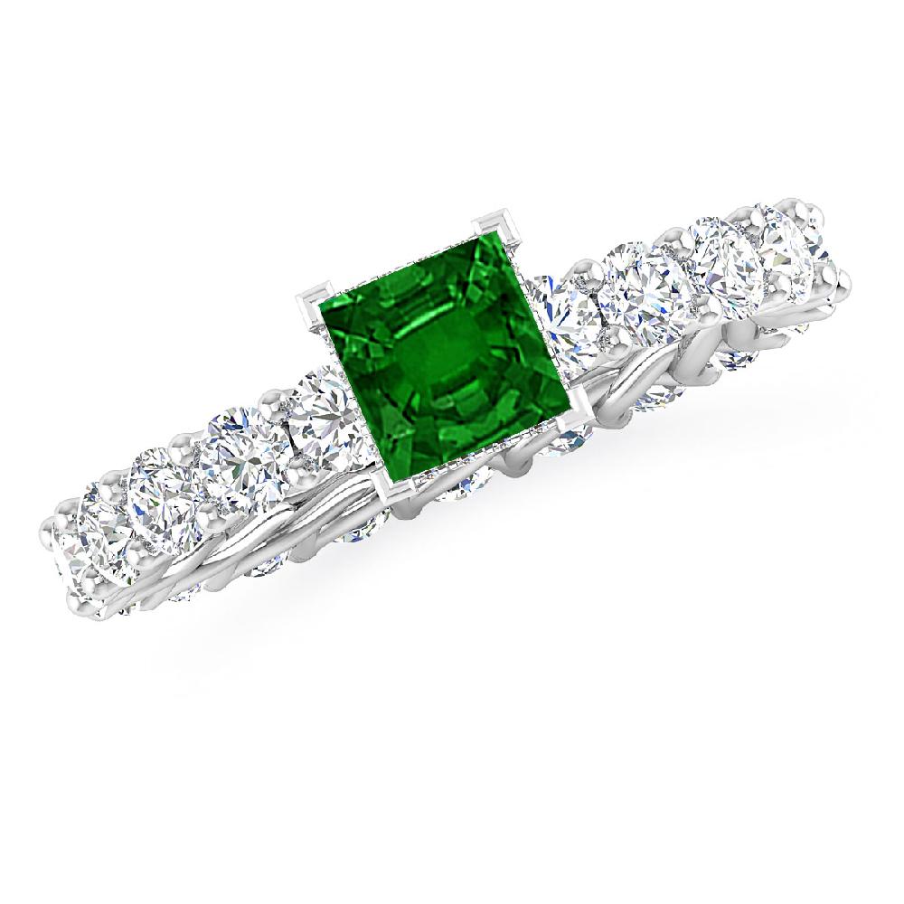 White Gold - Emerald