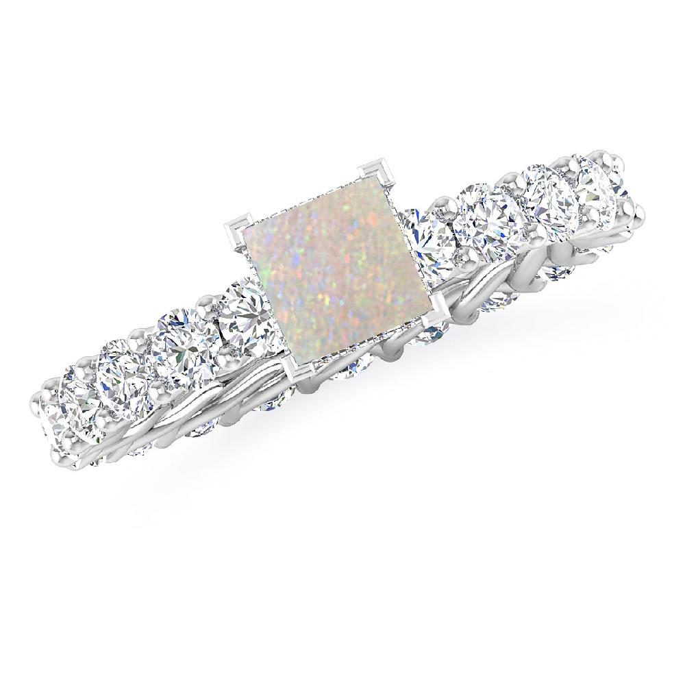 White Gold - Opal