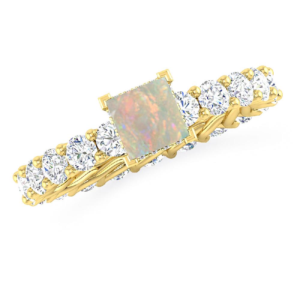 Yellow Gold - Opal