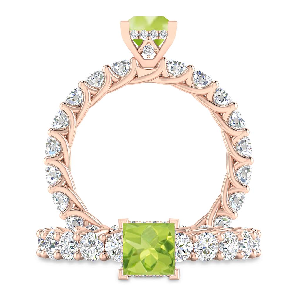 Rose Gold - Peridot