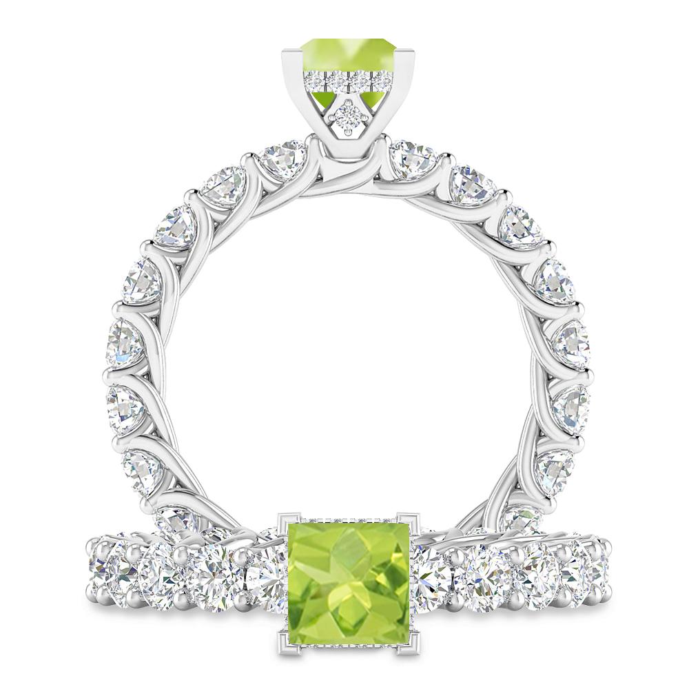 White Gold - Peridot