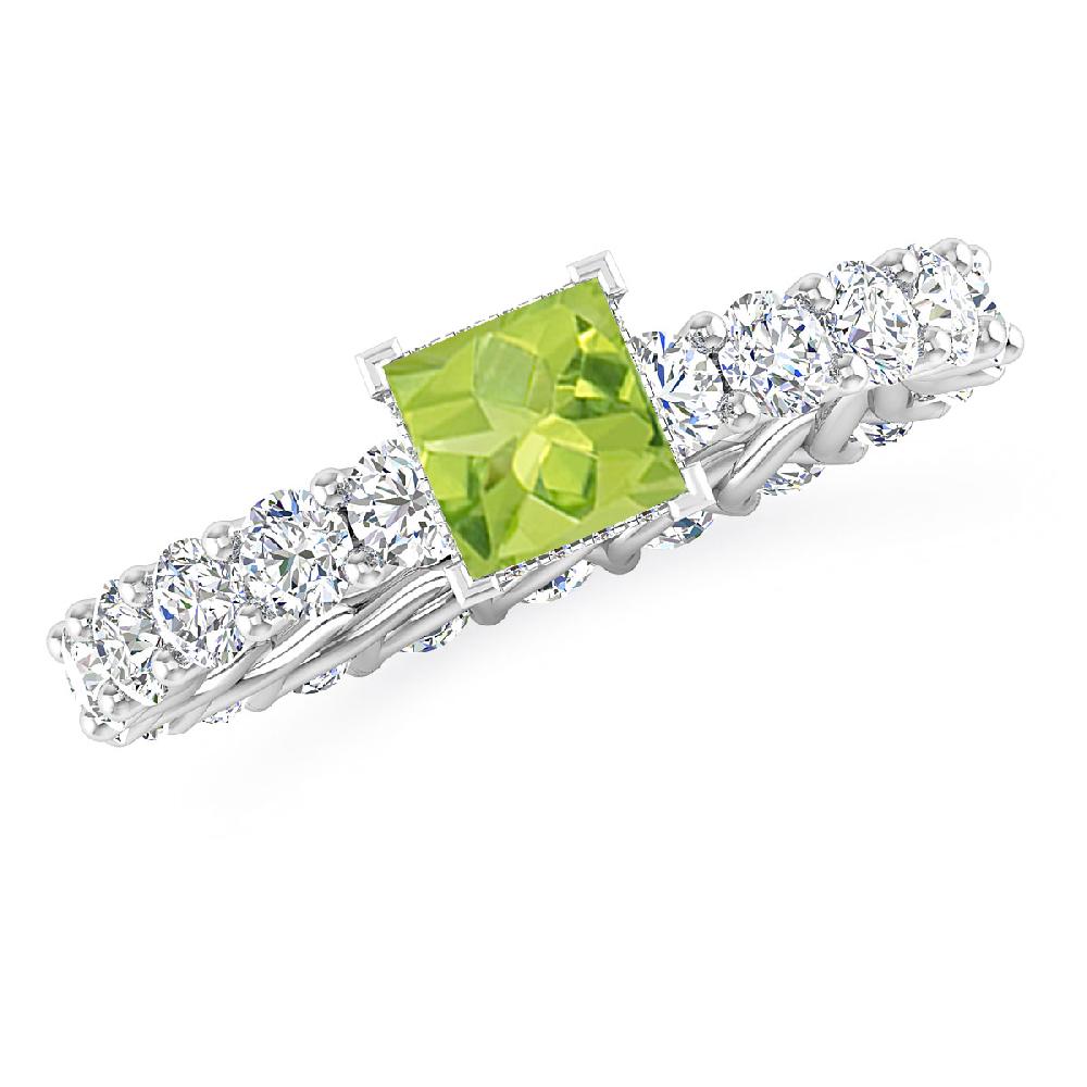 White Gold - Peridot