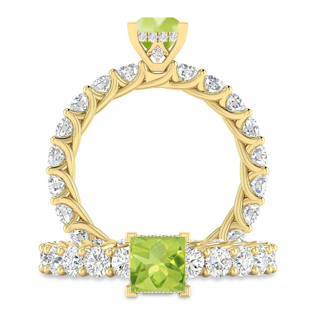 Yellow Gold - Peridot