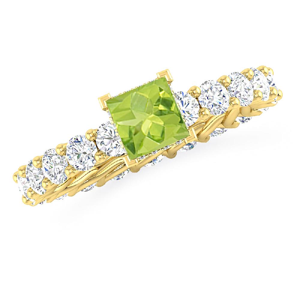 Yellow Gold - Peridot