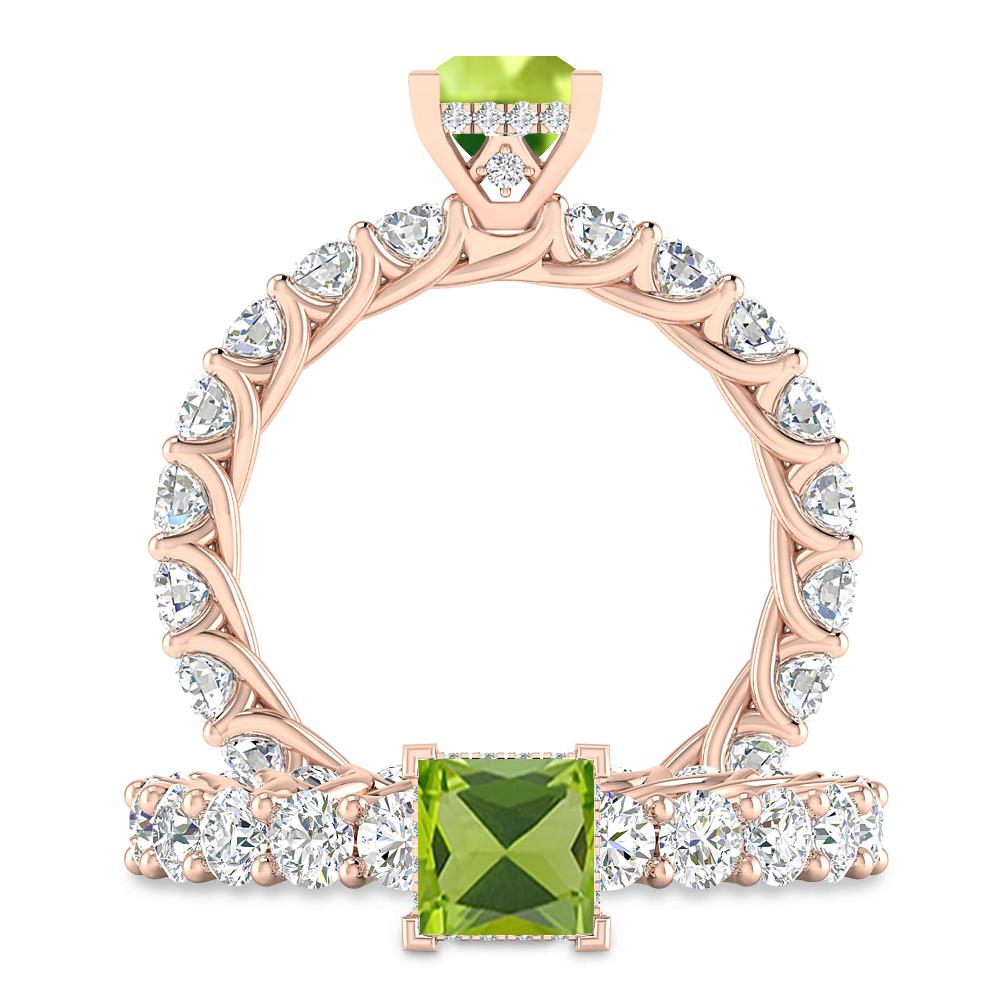 Rose Gold - Peridot