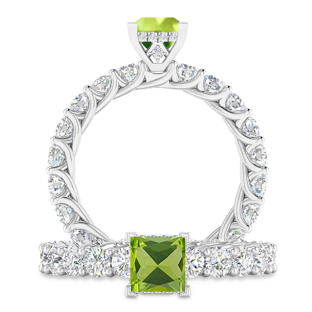 White Gold - Peridot