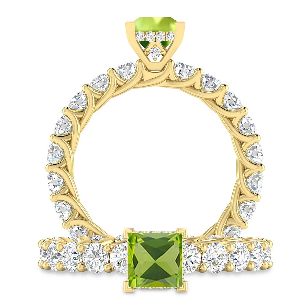 Yellow Gold - Peridot