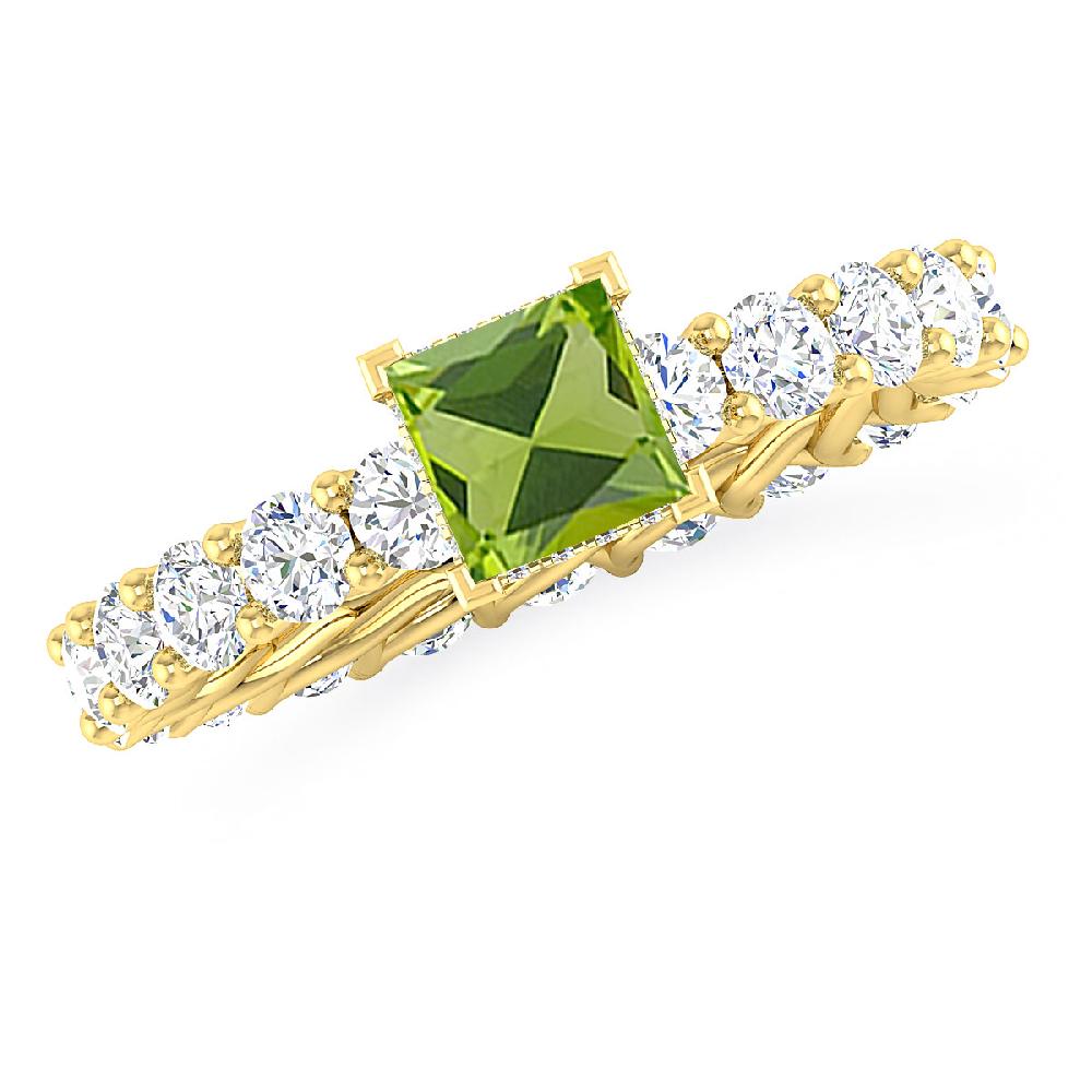 Yellow Gold - Peridot