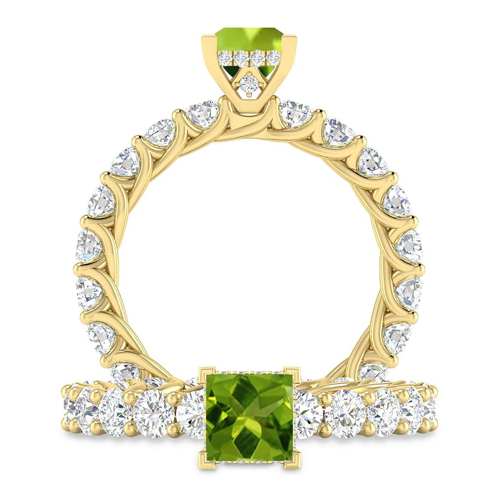 Yellow Gold - Peridot