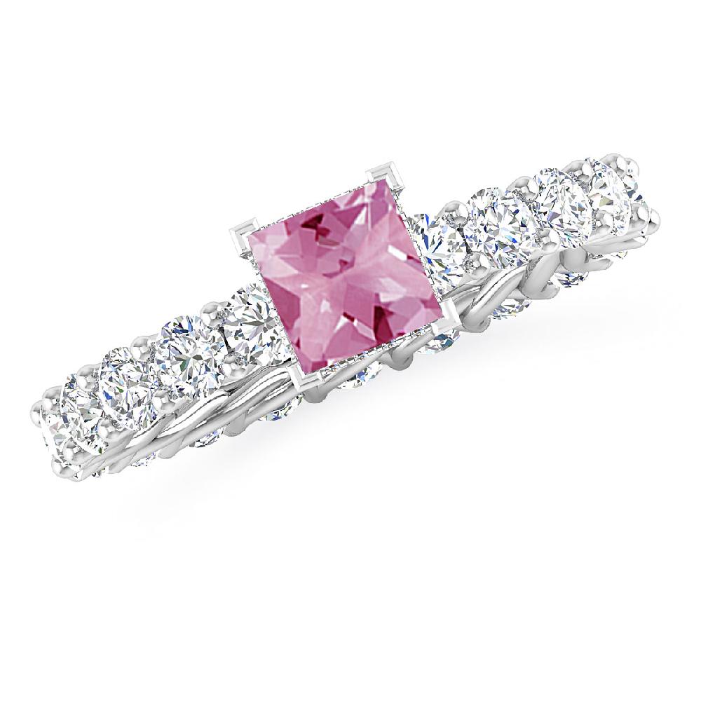 White Gold - Pink Tourmaline