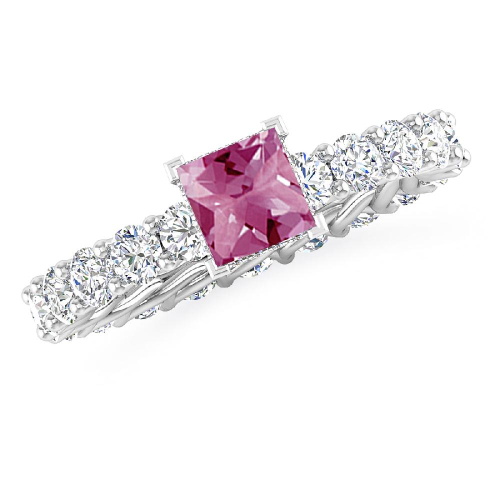 White Gold - Pink Tourmaline