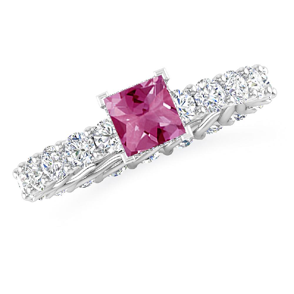 White Gold - Pink Tourmaline