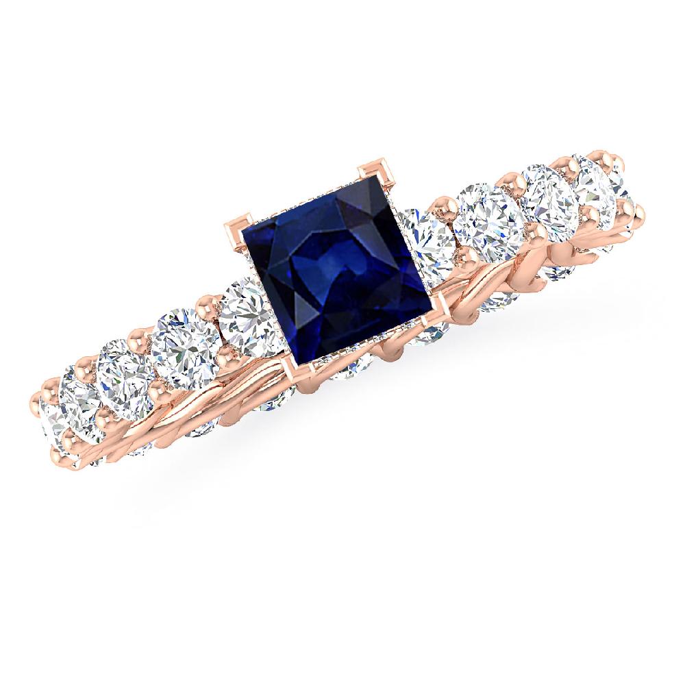 Rose Gold - Sapphire