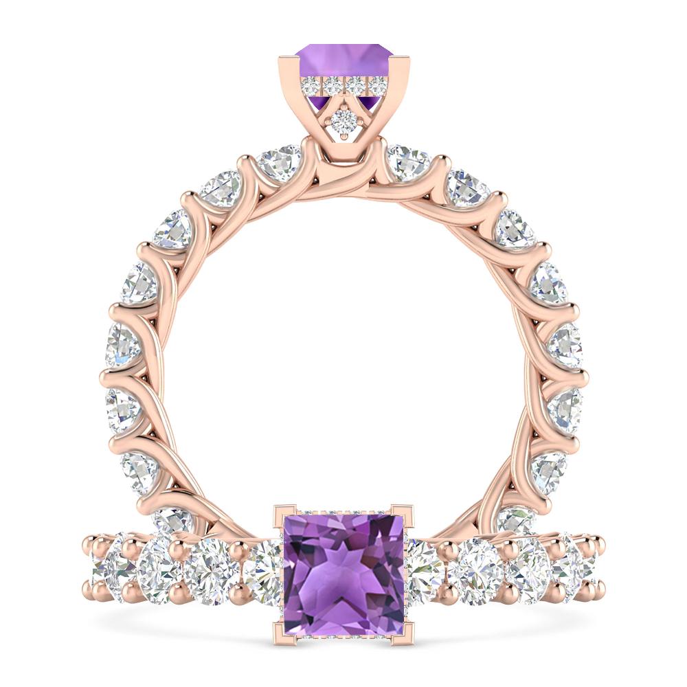 Rose Gold - Amethyst