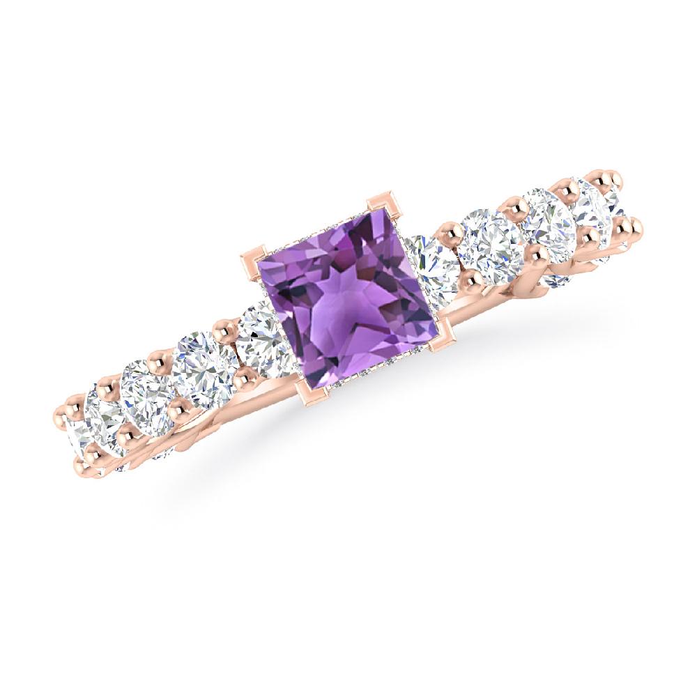 Rose Gold - Amethyst