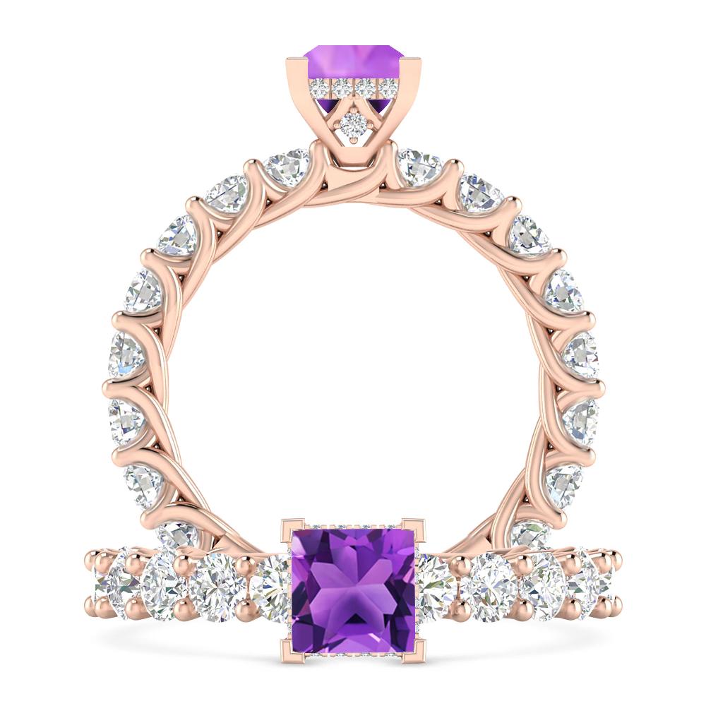 Rose Gold - Amethyst