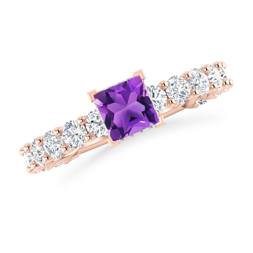 Rose Gold - Amethyst