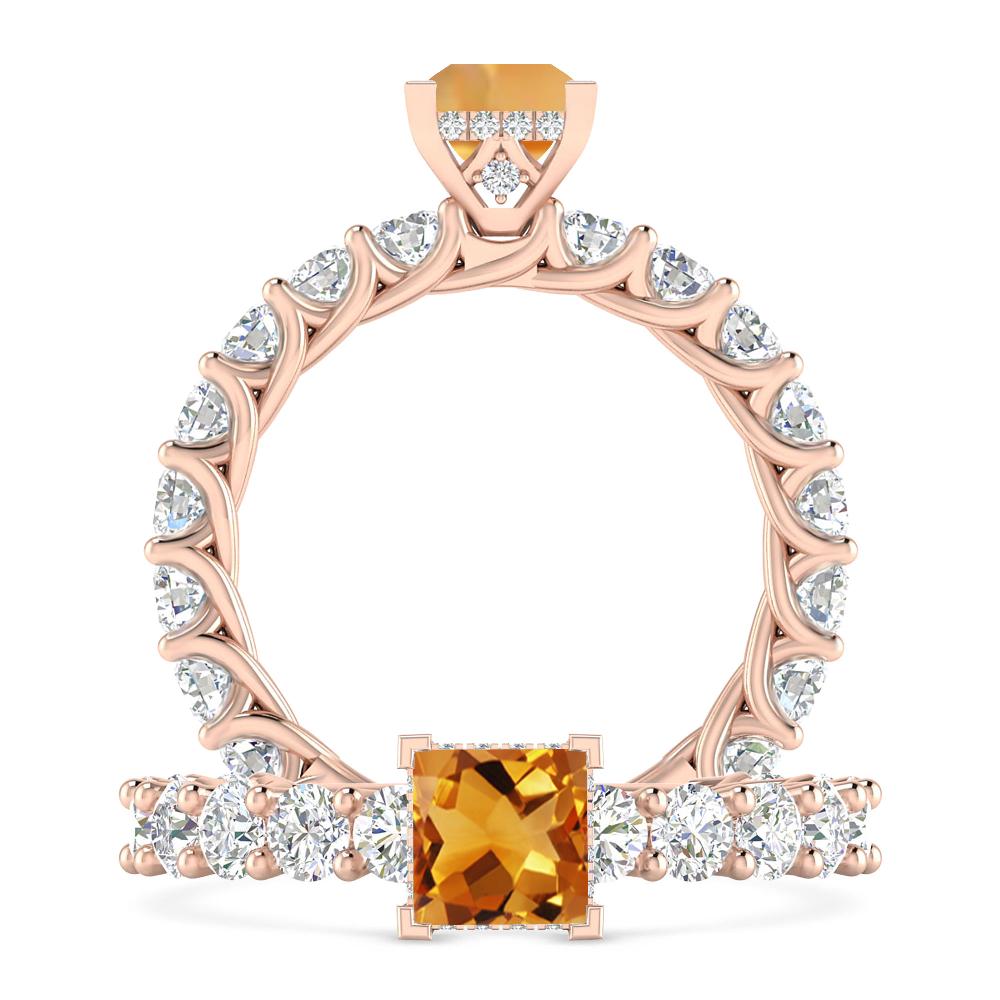 Rose Gold - Citrine