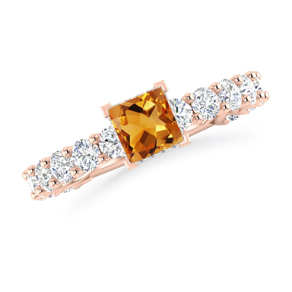 Rose Gold - Citrine