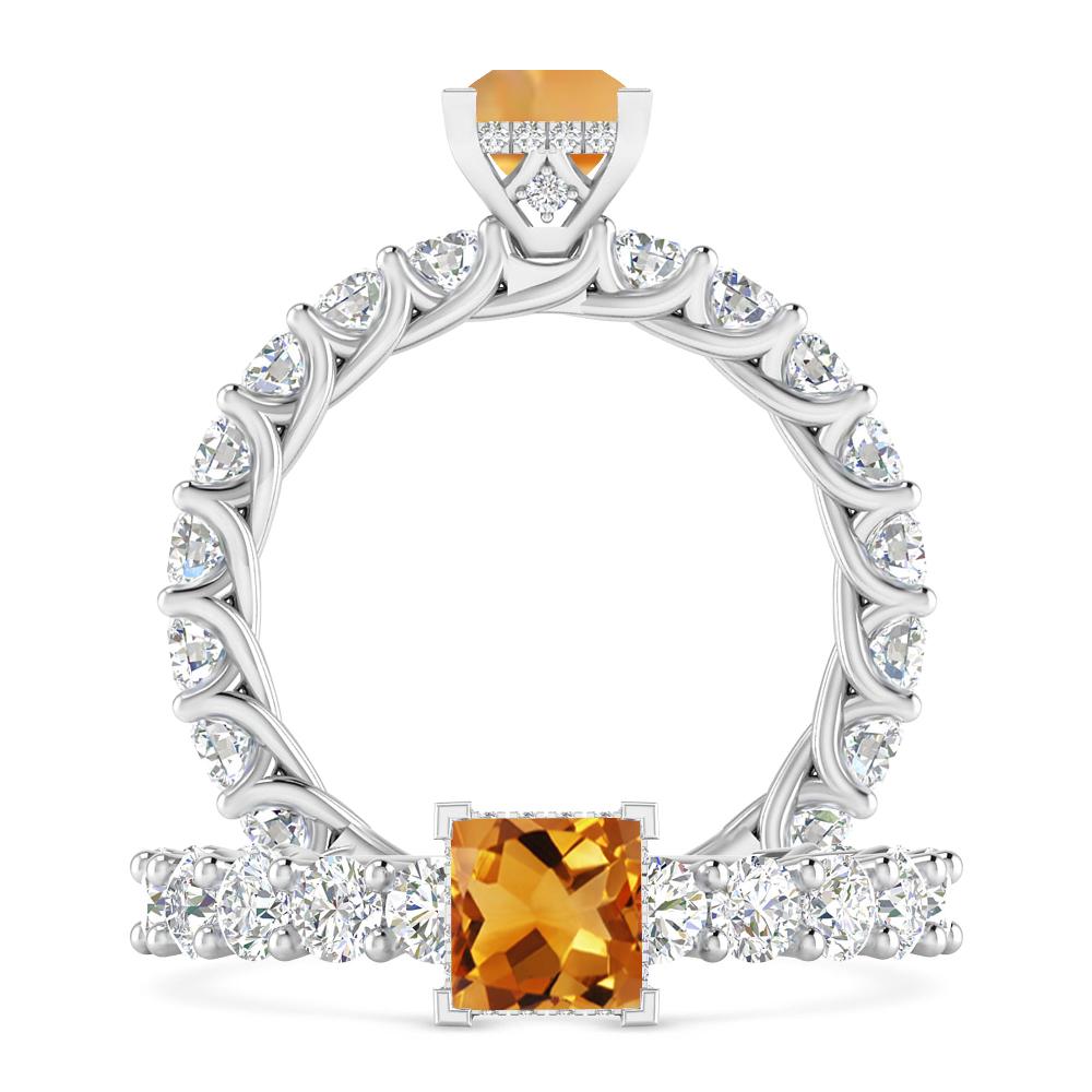 White Gold - Citrine