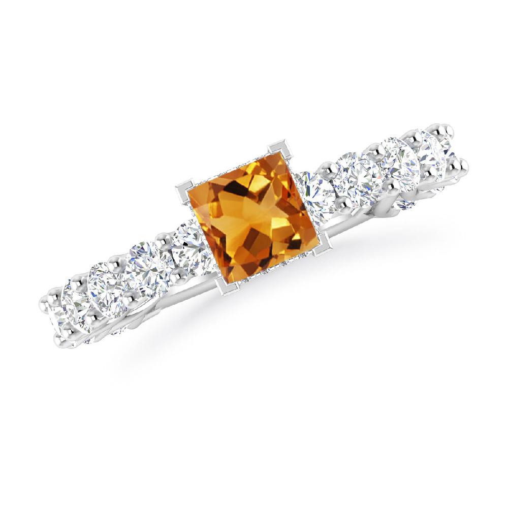 White Gold - Citrine