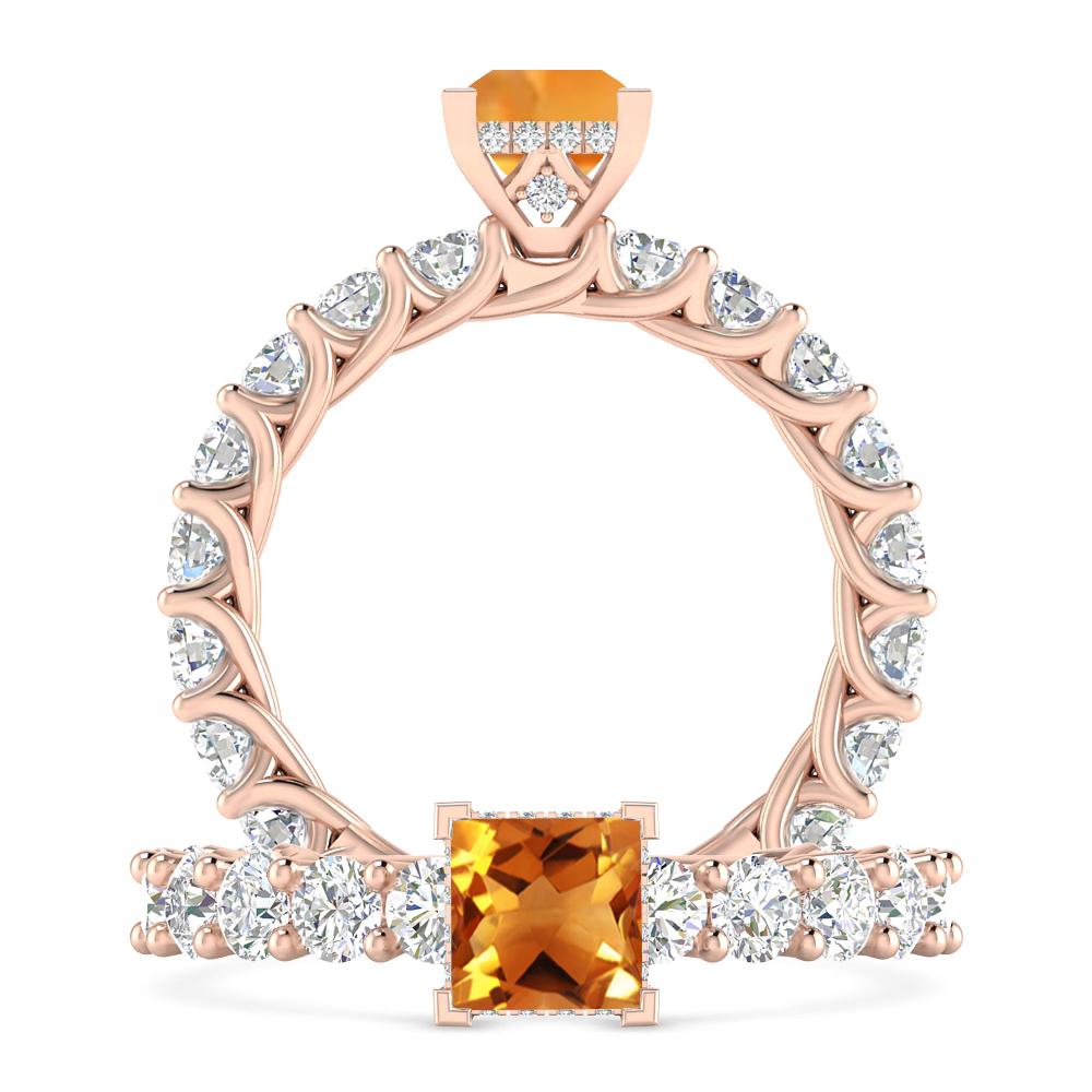 Rose Gold - Citrine