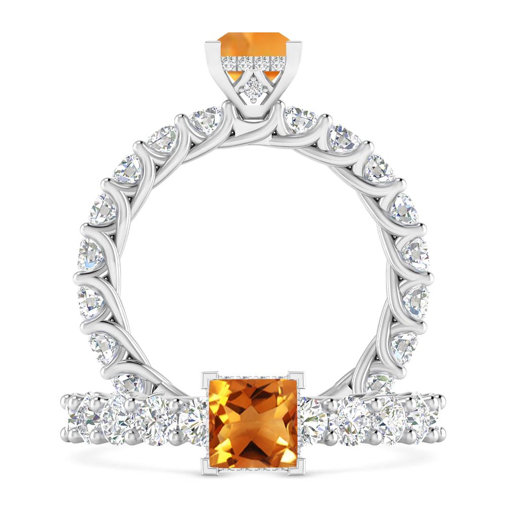 White Gold - Citrine