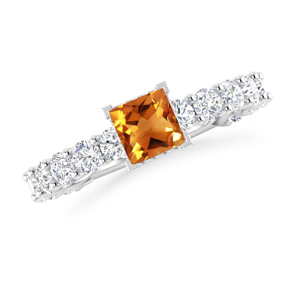 White Gold - Citrine