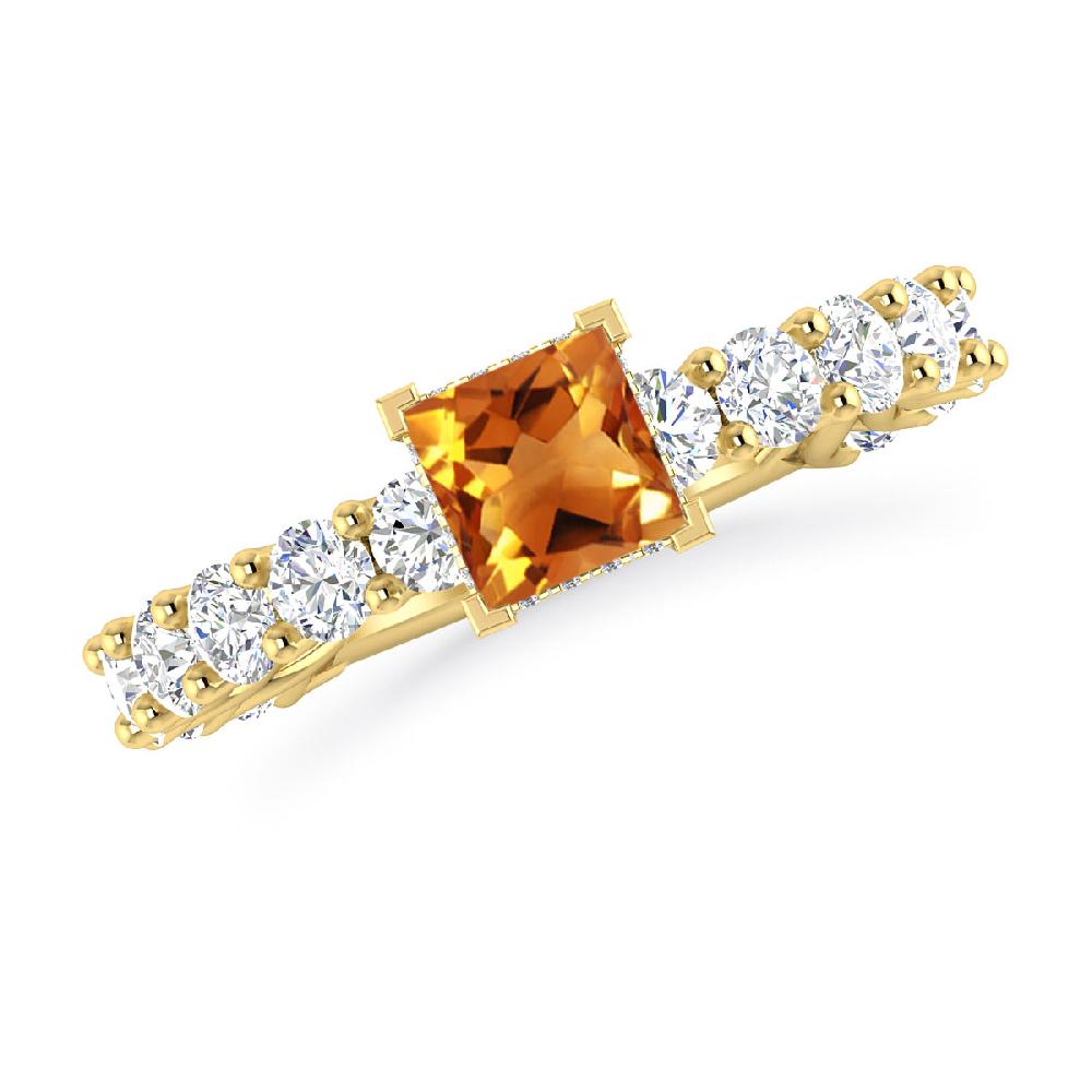 Yellow Gold - Citrine