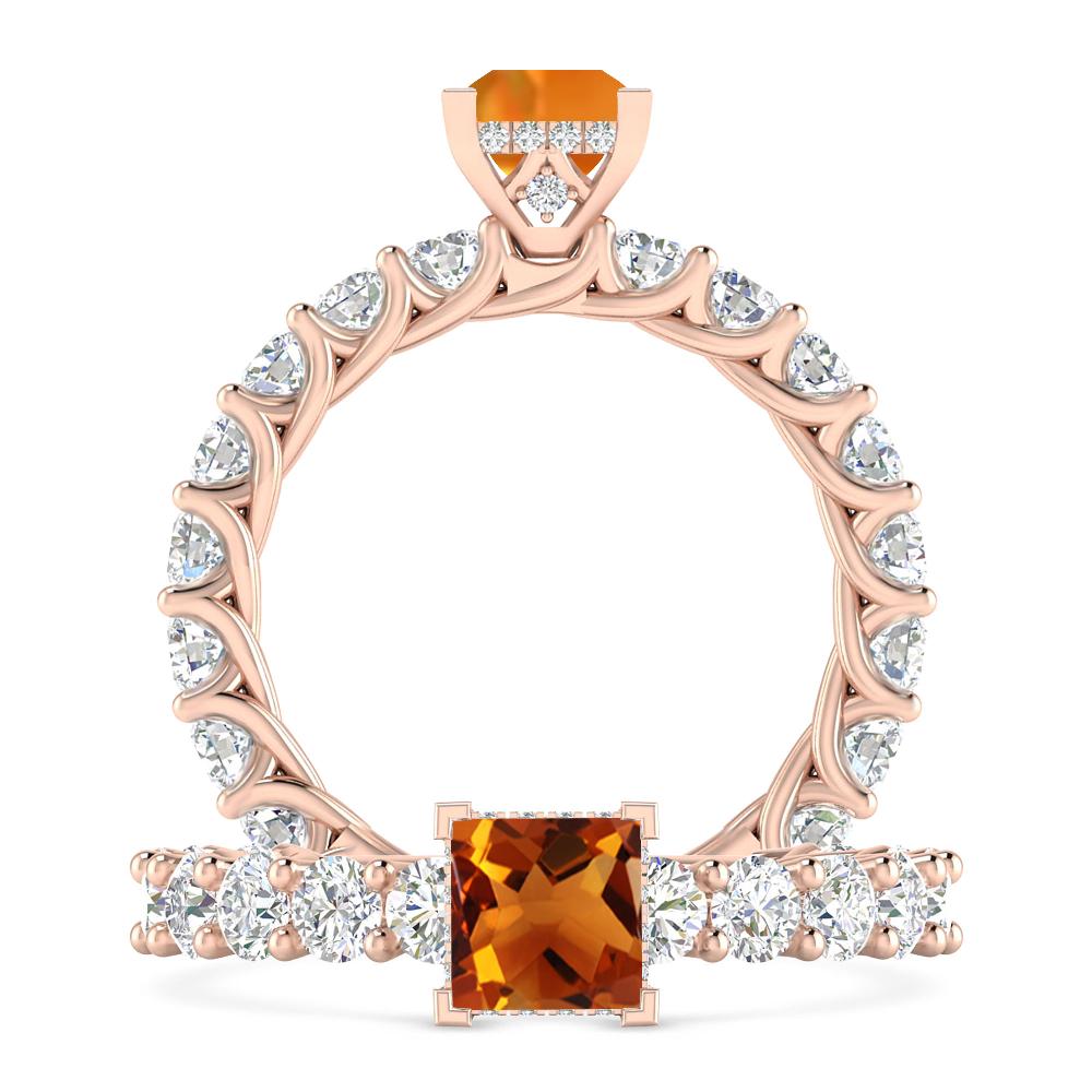 Rose Gold - Citrine