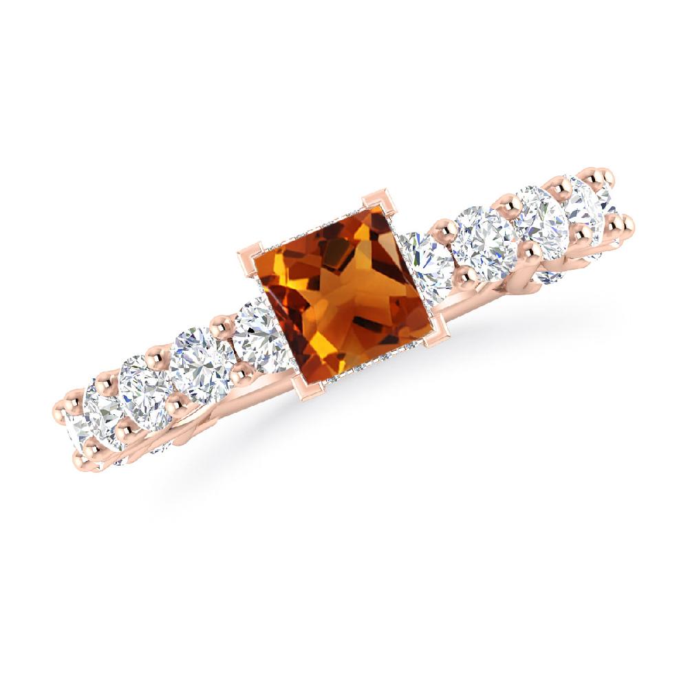 Rose Gold - Citrine