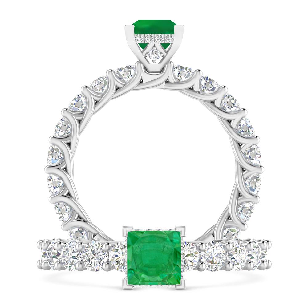 White Gold - Emerald