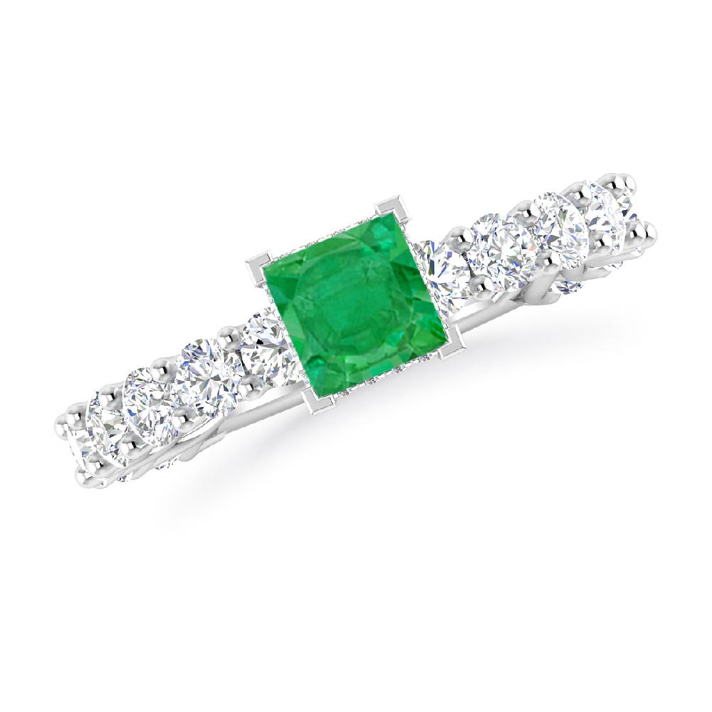 White Gold - Emerald