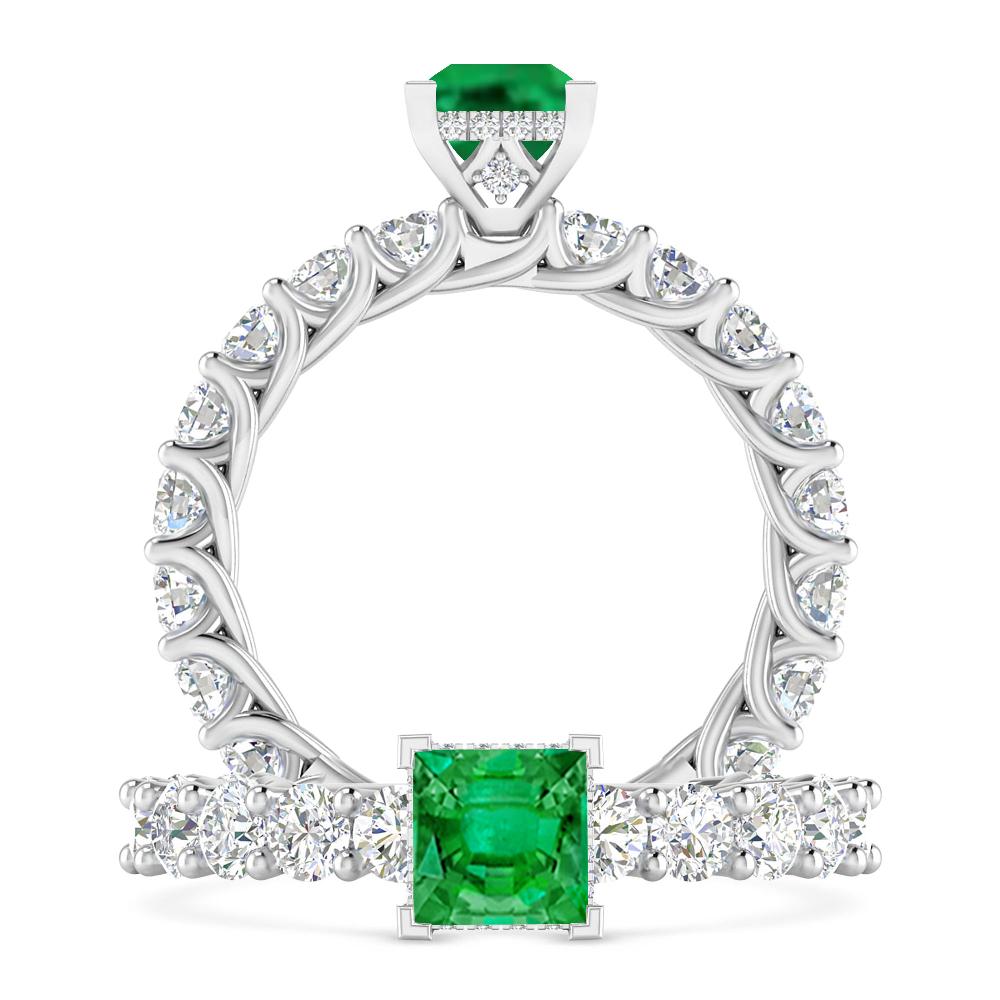 White Gold - Emerald