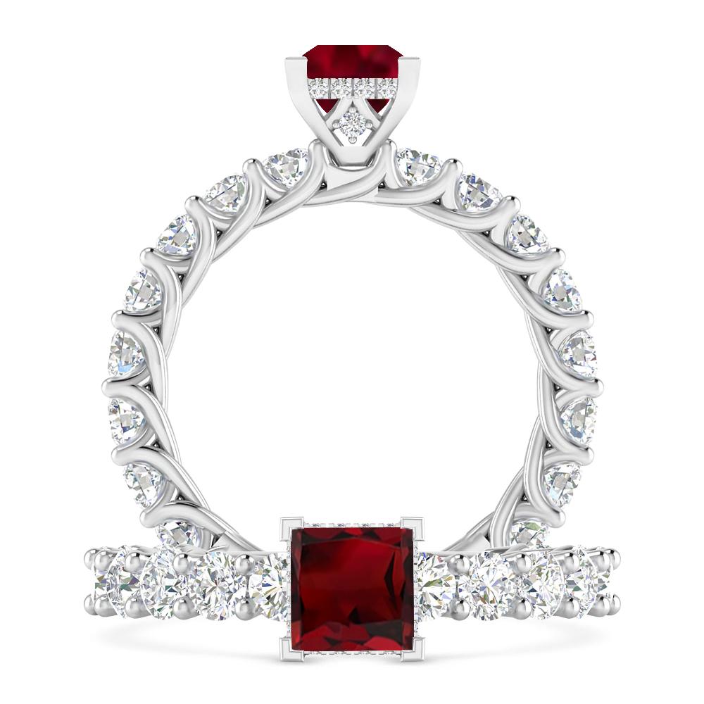 White Gold - Garnet