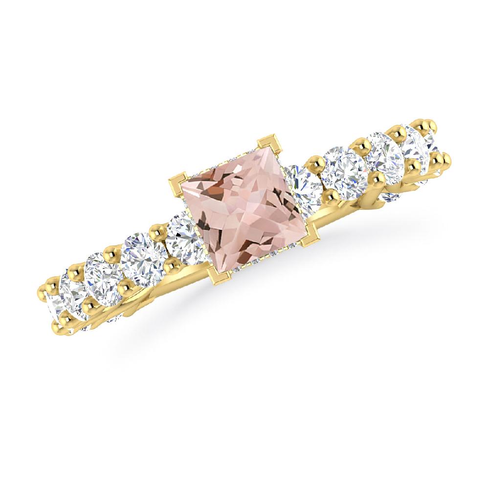 Yellow Gold - Morganite