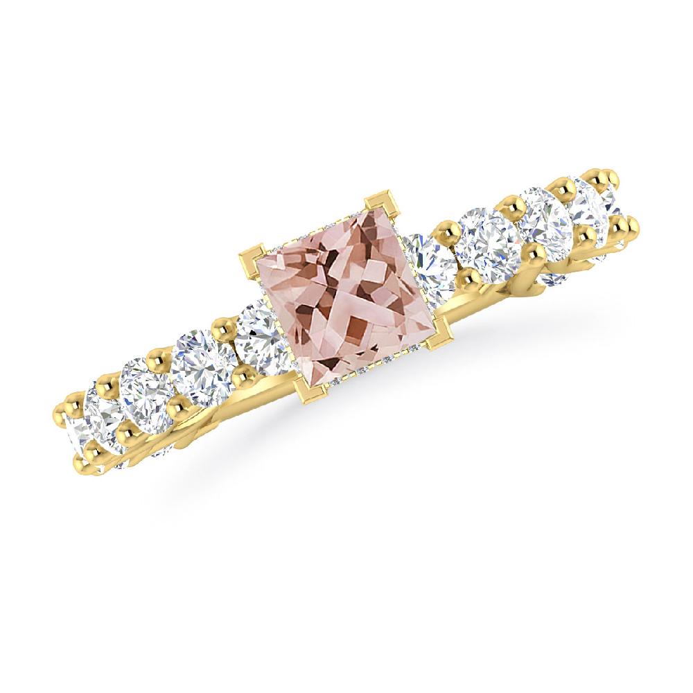 Yellow Gold - Morganite