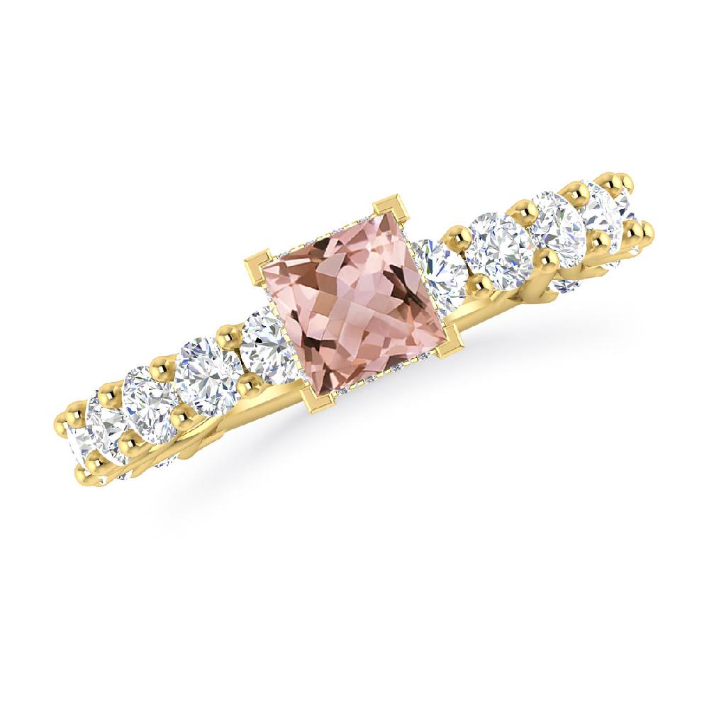 Yellow Gold - Morganite