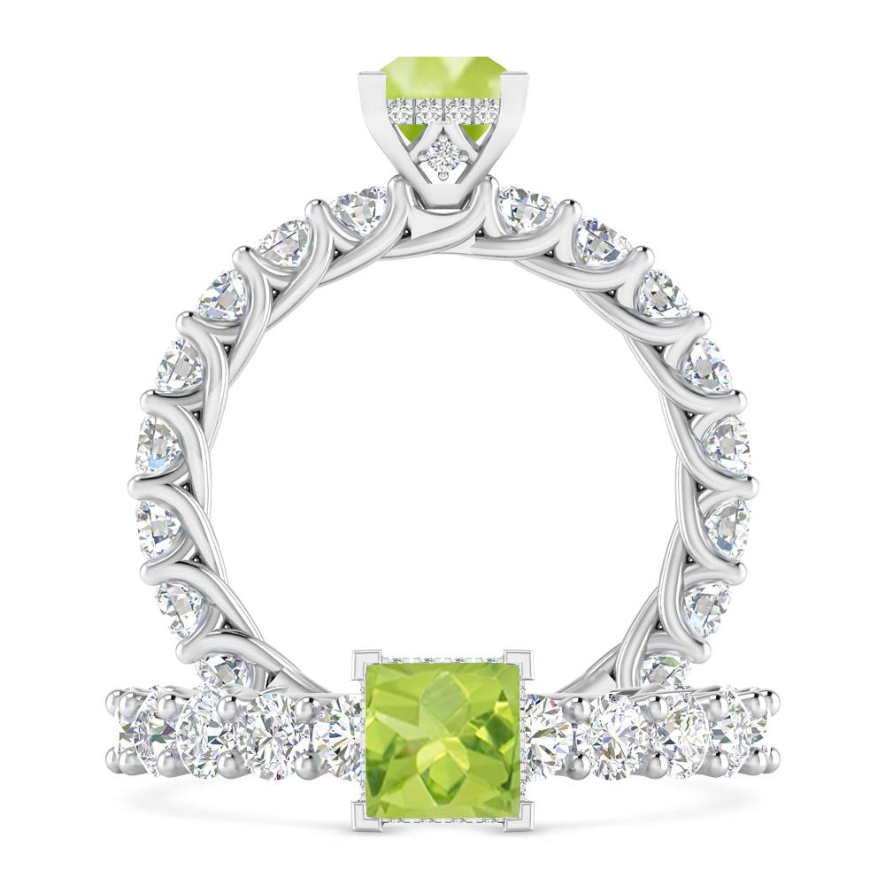 White Gold - Peridot