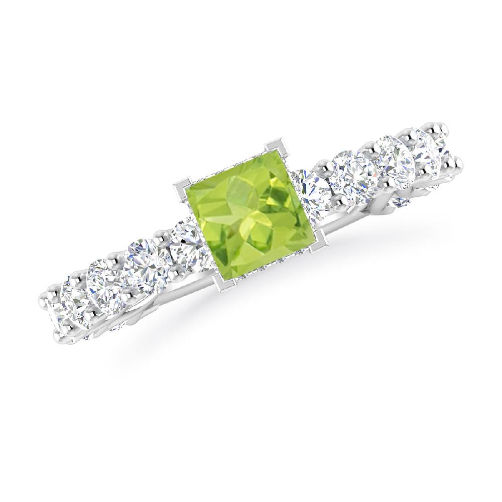 White Gold - Peridot