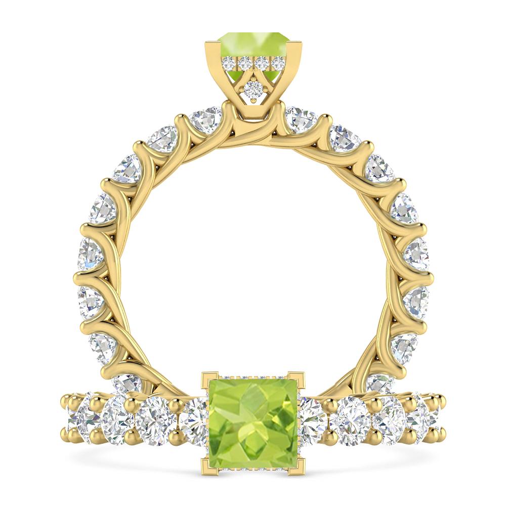 Yellow Gold - Peridot