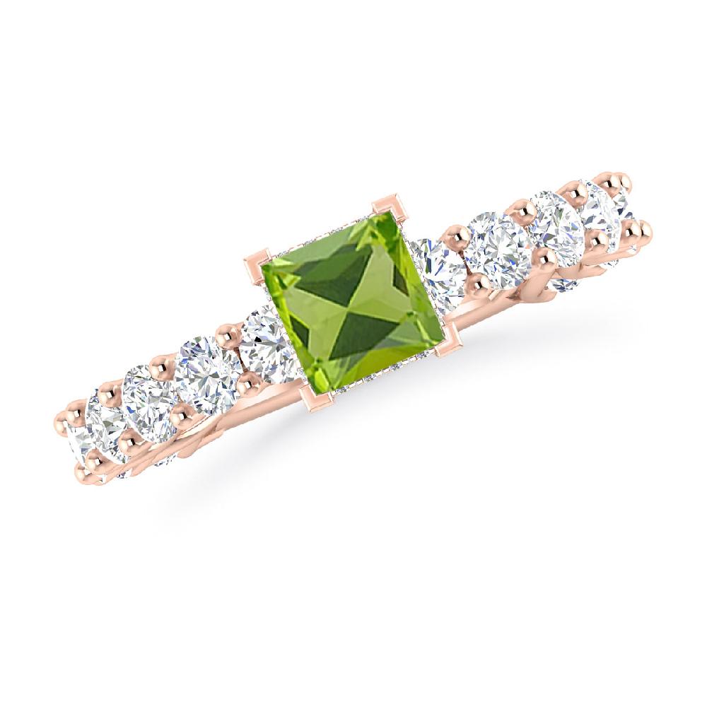 Rose Gold - Peridot