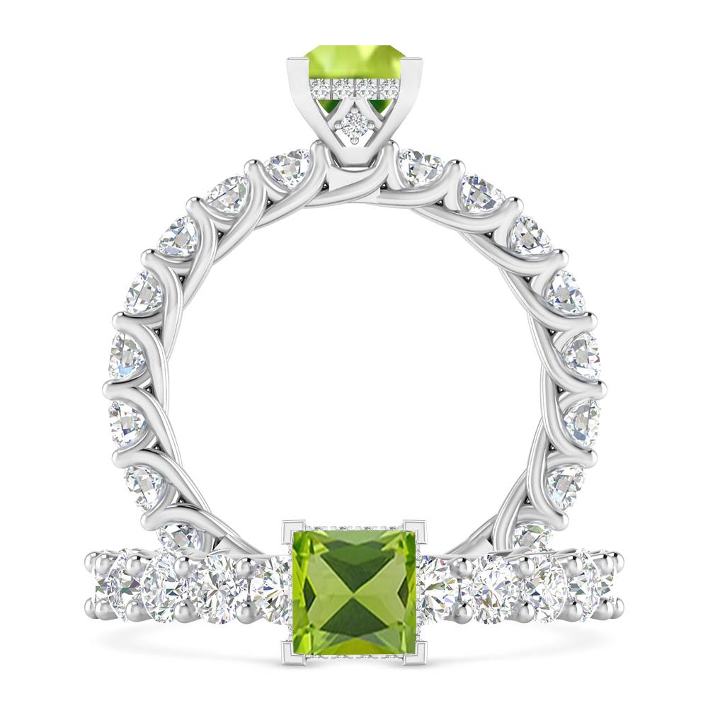 White Gold - Peridot