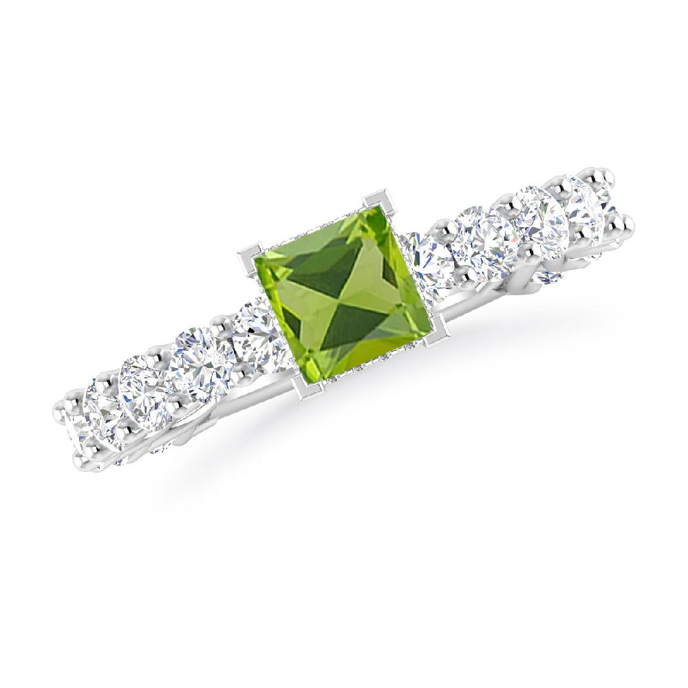 White Gold - Peridot